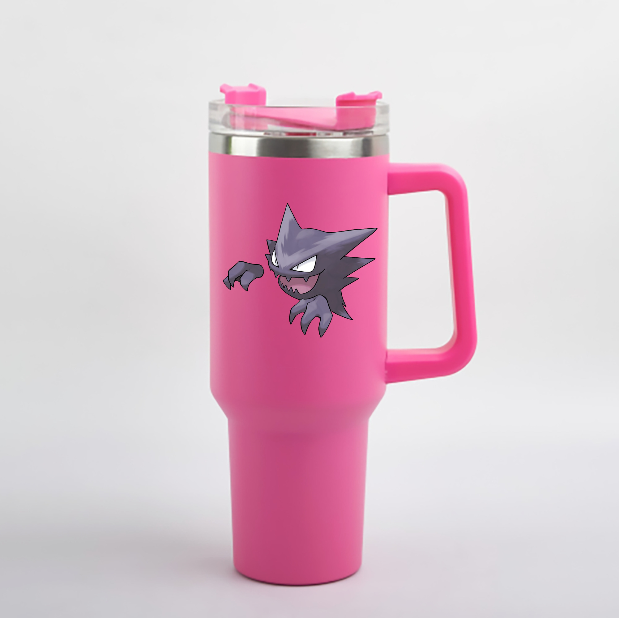 （画像用） ポケットモンスター Pokémon 1200mL車用タンブラー - クリスタルステッカー（プラスチックストロー付き）